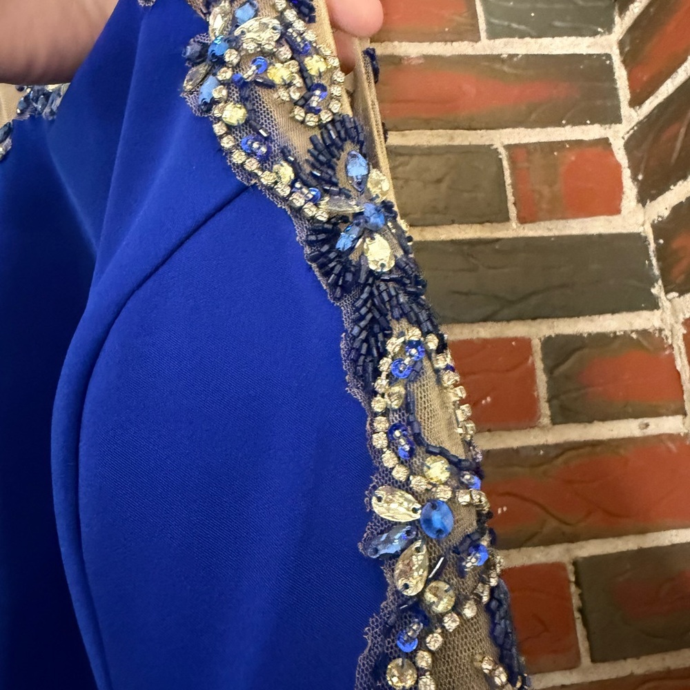 Elegant Royal Blue Prom Dress - Picture 5 of 8